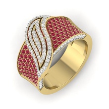 donne anello cocktail 3dm dettaglio di renderizzazione 3d, il modello stampa gioielli anelli matrimonio gemma fidanzamento stampabile gioiello diamante argento oro d'oro la sterlina bianco diamanti brillante disco platino 3d print model - Mito3D