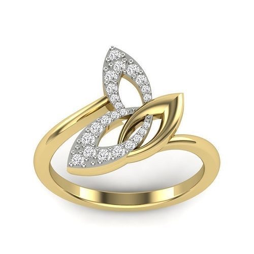 women cocktail ring 3dm render details precious wedding engagement anniversary bridal promise valentine proposal jewellery jewelry gold diamond gem jewel printable rings 3D print model - Mito3D