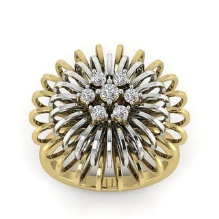 KADIN kokteyl yüzük 3dm vermek detaylar düğün nişan yıldönümü gelin sevgili teklif mücevher takı altın elmas yazdırılabilir modaya uygun yüzükler 3d print model - Mito3D