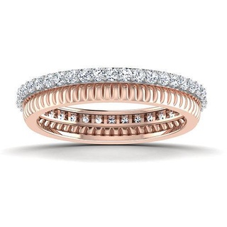 mujer diamante banda anillo 3dm stl detalles anillos Boda compromiso joya joyería imprimible oro plata platino lujo precioso 3d print model - Mito3D
