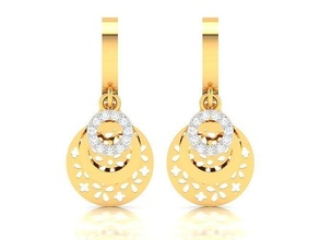women diamond earrings jewelry luxury elegant ring gem gold silver wedding earring bracelet necklaces pendant rhinoceros accessory beauty fashion design jewel 3d print model - Mito3D