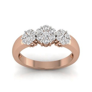 donne diamante squillare 3dm render dettagli anelli nozze Fidanzamento gioiello gioielleria stampabile oro argento platino lusso prezioso 3d print model - Mito3D