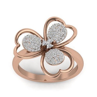 donne diamante squillare 3dm render dettagli anelli nozze Fidanzamento gioiello gioielleria stampabile fiore oro argento platino lusso prezioso 3d print model - Mito3D