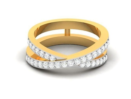mulheres diamante anel 3dm render detalhes argolas solitário joalheria ouro banda gema prata brilhante imprimível esterlina platina Casamento noivado jóias delicado 3d print model - Mito3D