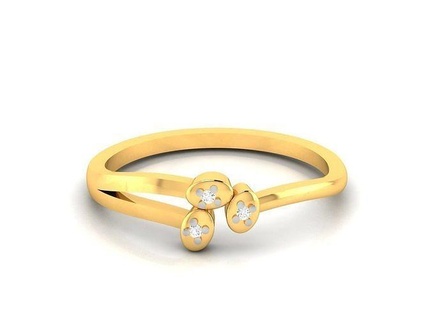 mulheres diamante anel 3dm render detalhes argolas solitário esterlina joalheria ouro banda delicado gema prata brilhante platina Casamento noivado jóias imprimível 3d print model - Mito3D