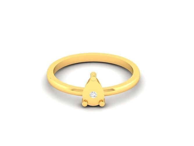 KADIN elmas yüzük 3dm vermek detaylar yüzükler Solitaire sterlin takı düğün mücevher yazdırılabilir kokteyl altın grup gümüş parlak platin nişan narin 3D print model - Mito3D