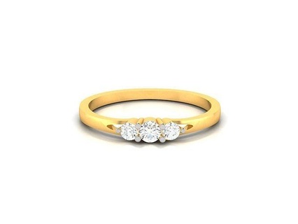 mulheres diamante anel 3dm render detalhes argolas solitário joalheria ouro banda gema prata brilhante imprimível esterlina platina Casamento noivado jóias delicado 3d print model - Mito3D