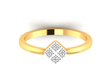 Frauen Diamant Ring 3dm Einzelheiten Ringe Solitär Sterling Schmuck Gold Band Juwel Silber druckbar Hochzeit brillant Platin Engagement zart 3d print model - Mito3D