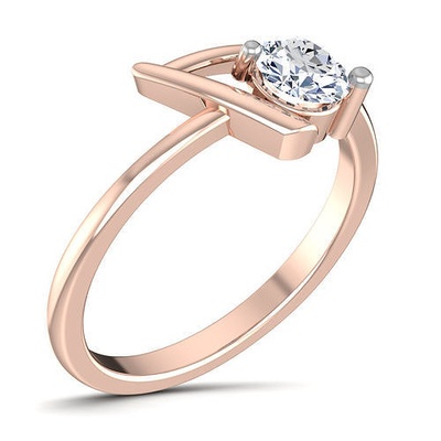 mujer diamante anillo 3dm detalles joyería joya oro anillos libra esterlina boda lujo ligero peso platino compromiso imprimible precioso plata solitario 3d print model - Mito3D