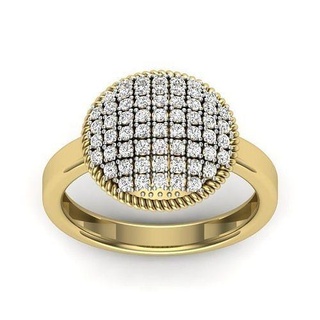 mujer diamante anillo 3dm detalles Hazme lujoso forma único diseñador precioso Boda compromiso aniversario nupcial promesa joyería joya oro imprimible anillos 3d print model - Mito3D