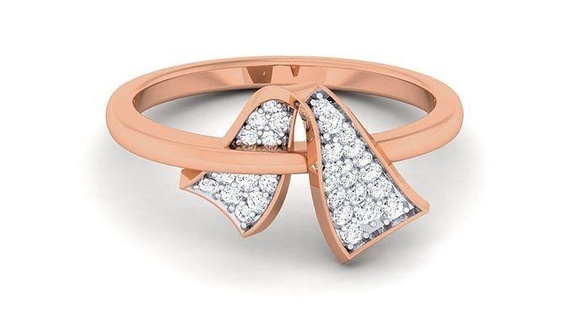 Frauen Diamant Ring 3dm rendert Detail Ringe Hochzeit Engagement Juwel Schmuck druckbar Gold Silber Platin Luxus wertvoll Rose 3d print model - Mito3D