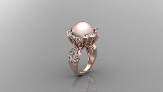 femmes diamant bague version 2 wm1 11 bijoux engagement mariage anneaux accro colliers créateur goujat conception bracelet bracelets diamants 3d print model - Mito3D