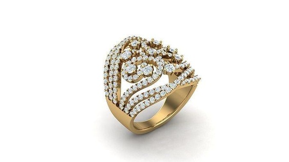 donne diamante squillare versione 2 wm1 37 gioielleria Fidanzamento nozze anelli jewelryaddict collane designer gioielli cad jewelrydesign braccialetto braccialetti diamanti 3d print model - Mito3D