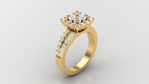 donne diamante squillare versione 2 wm1 73 gioielleria Fidanzamento nozze anelli jewelryaddict collane designer gioielli cad jewelrydesign braccialetto braccialetti diamanti 3d print model - Mito3D