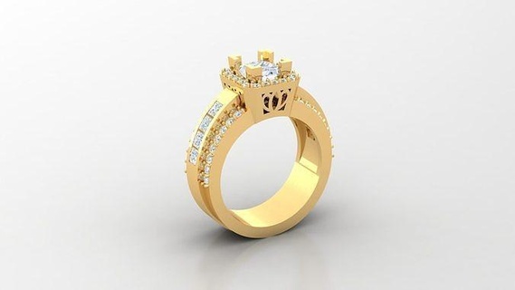 donne diamante squillare versione 2 wm1 77 gioielleria Fidanzamento nozze anelli jewelryaddict collane designer gioielli cad jewelrydesign braccialetto braccialetti diamanti 3d print model - Mito3D