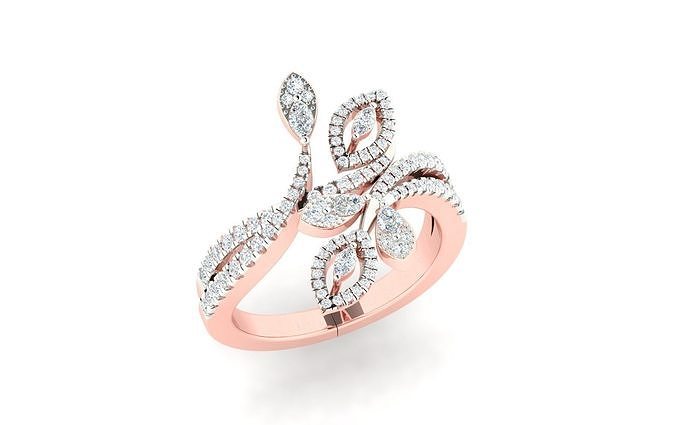 women diamond rings 3dm stl render-1 details ring platinum wedding engagement jewellery printable jewelry gold solitaire sterling band high 3D print model - Mito3D