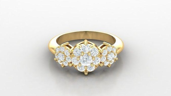 mujer diamante solitario v4 slt 178 joyería joya compromiso Boda anillos anillo diseñadora joyas canalla joyeria pulsera diseño esposas diamantes 3d print model - Mito3D