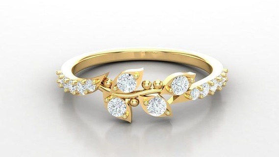 femmes diamant solitaire v4 slt 182 bijoux engagement mariage anneaux bague créateur goujat accro bracelet conception bracelets diamants 3d print model - Mito3D