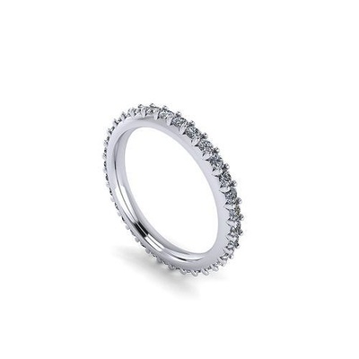 mujer diamante boda anillo r105 joya compromiso joyería plata oro enganchar moda libra esterlina colgante pendiente collar belleza pendientes colgantes anillos 3d print model - Mito3D