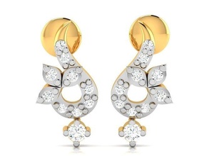 Frauen Ohrring Schmuck Silber druckbar Gold Ring Juwel Engagement Platin Diamant Mode Schönheit engagem Ohrringe Armband 3d print model - Mito3D