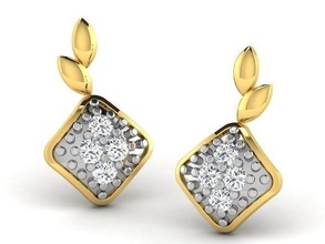 women earring jewelry diamond ear stud cluster dome fashion trends female men male unisex mix size earrings 3d print model - Mito3D
