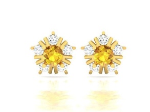 women earring snowflake jewelry snow winter pendants earrings ring diamonds gems classic brilliant pendant necklace gold fashion movable light 3d print model - Mito3D