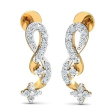donne orecchino gioielleria argento stampabile oro squillare gioiello Fidanzamento platino diamante gemma moda bellezza diamant engagement orecchini braccialetto 3d print model - Mito3D