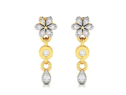 women earring hoop earrings 3dmodel cad jewelry usa canada diamond diamonds emerald 3dprinting 3d delicate silver jewel ring gem 3d print model - Mito3D