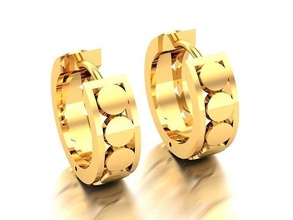 femmes boucle d'oreille 3dm stl obj fbx rendre détails diamant or bijoux précieux mariage platine imprimable bijou gemme brillant mode beauté bracelet boucles d'oreilles bague 3d print model - Mito3D