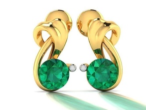 women earrings earring jewelry jewellery diamond gold jewel pearls silver diamonds engagement rings ring wedding silvergem cad character human 3d print model - Mito3D