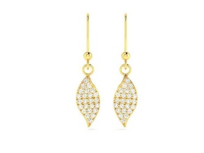 women earrings 3d jewelry gold jewel jewellery gems earring printable fashion luxury lovely silver engagem diamond brilliant 3d print model - Mito3D