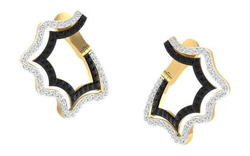 women earrings 3dm render jewellery printable gem studs hoopsandhuggies diamond gold platinum silver jewel wedding engagement delicate jewelry precious luxury long drop 3d print model - Mito3D