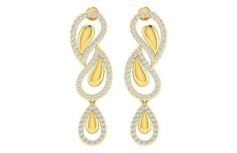 women earrings 3dm stl fbx obj render details jewelry earring small stud shine beauty printable fashion gold silver trandy gems cad jewellery jewel diamond 3d print model - Mito3D