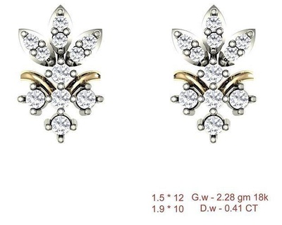 women earrings 3dm stl obj fbx details earring hoop 3dmodel cad jewelry usa canada diamond diamonds emerald 3dprinting 3d delicate ring pendants 3d print model - Mito3D