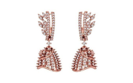 women earrings 3dm stl obj fbx renders details earring hoop 3dmodel cad jewelry usa canada diamond diamonds emerald 3dprinting 3d delicate ring pendants 3d print model - Mito3D