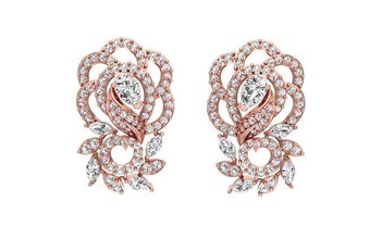 Frauen Ohrringe 3dm stl obj fbx rendert Einzelheiten Mobius 3dmodel 3dearrings 3d Ohrring USA Kanada Diamanten Italien Silber Steine cad Diamant Sterling Juwel einzigartig 3d print model - Mito3D