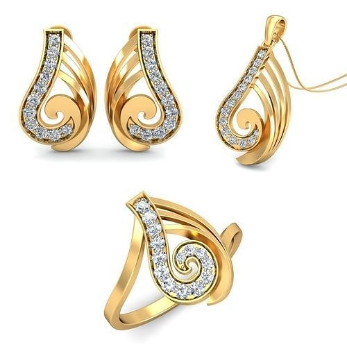 femmes boucles d'oreilles bague pendentif 3dm stl rendre cerceau israël bijoux australie 3dmodel canada uk etats unis diamant boucle d'oreille brillant imprimable 20mm 25mm 30mm délicat pendentifs 3D print model - Mito3D