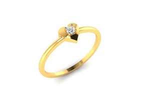 mujer compromiso anillo 3dm stl fbx obj anillos joya Boda joyería imprimible diamante plata oro libra esterlina blanco brillante platino precioso lujo 3d print model - Mito3D