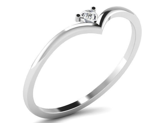 mujer compromiso anillo 3dm stl fbx obj joyería joya platino lujo brillante matrimonio boda oro plata diamante blanco imprimible coche vehiculo anillos 3D print model - Mito3D