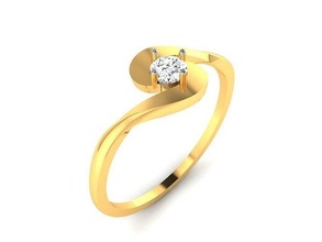 mujer compromiso anillo 3dm stl fbx obj joyería joya platino lujo precioso matrimonio tecnología imprimible brillante diamante libra esterlina moda oro dedo plata anillos 3d print model - Mito3D