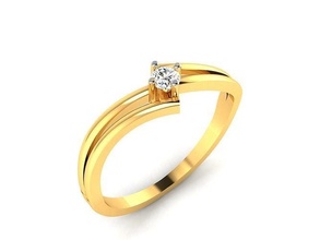women engagement ring 3dm stl fbx obj render jewel diamond precious wedding lady jewelry rings printable brilliant fashion sterling 3d print model - Mito3D