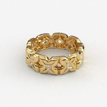 KADIN nişan yüzük taşlar 3dm stl takı yazdırılabilir altın gümüş elmas mücevher düğün moda 3d print model - Mito3D