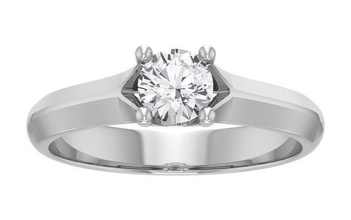 mujer compromiso anillos 3dm stl obj fbx renders detalles anillo joyería joya platino solitario nupcial imprimible precioso diamante oro Boda Moda 3d print model - Mito3D
