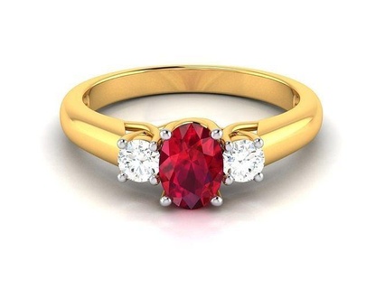 frauen engagement hochzeit ring ringe solitär juwel schmuck druckbar diamant silber gold sterling weiß brillant platin us größe 3d print model - Mito3D