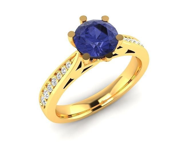 Frauen Engagement Hochzeit Ring Schmuck Band Frauenring Gold Diamant Heiligenschein Ringe Bulk Sammlung Solitär 3D print model - Mito3D