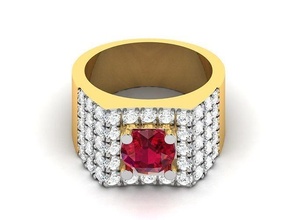 donne Fidanzamento nozze squillare gioielleria platino oro gemma brillante gioiello diamante stampabile 3d argento moda bellezza rubino diamant anelli 3d print model - Mito3D