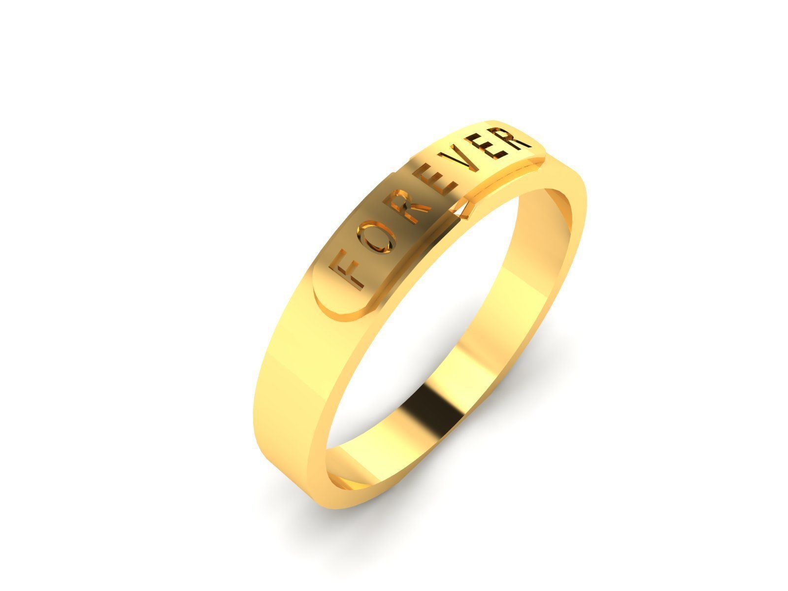 per sempre le donne anello di banda 3dm render detail gioielli matrimonio fidanzamento stampabile gioiello diamante argento oro bianco moda anelli band weedingband coupleband disco platino brillante diamanti 3D print model - Mito3D