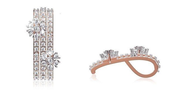 femmes lourd unique pendentif stl fbx jcd détails Collier bijoux diamant argent or fantaisie mode pendentifs cœur cadeau filles 3d print model - Mito3D