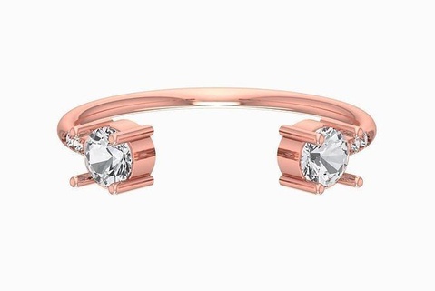 KADIN ışık ağırlık grup yüzük takı platin nişan Solitaire gelin yüzüğü tek taş yazdırılabilir değerli yüzükler elmas altın düğün moda 3d print model - Mito3D