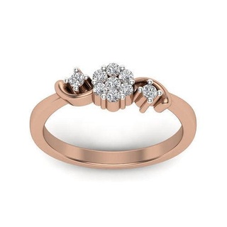 Frauen Licht Gewicht Ring 3dm Detail Schmuck druckbar Diamant Gold Ringe Hochzeit Engagement Juwel minimalistisch dünn wt zart 3d print model - Mito3D